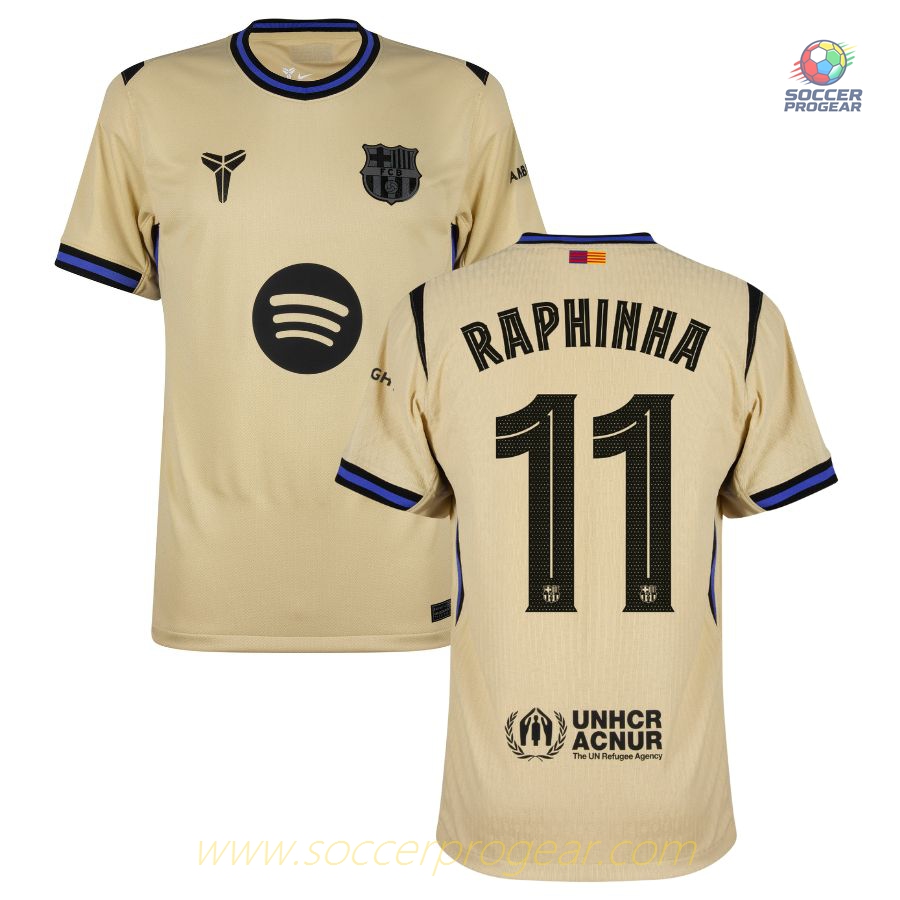 Barca Away Football Shirt 2025/26 Collection Raphinha
