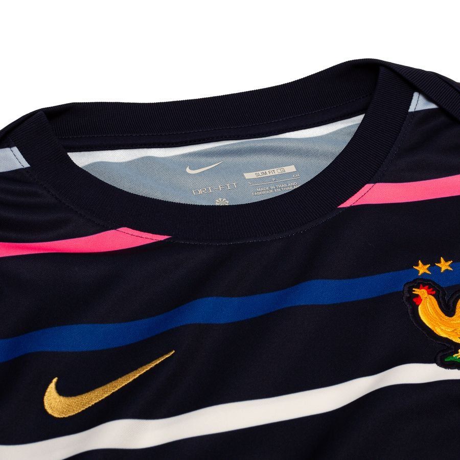 France Training T Shirt Dri Fit Academy Pro Pre Match Jet Blackened Bl