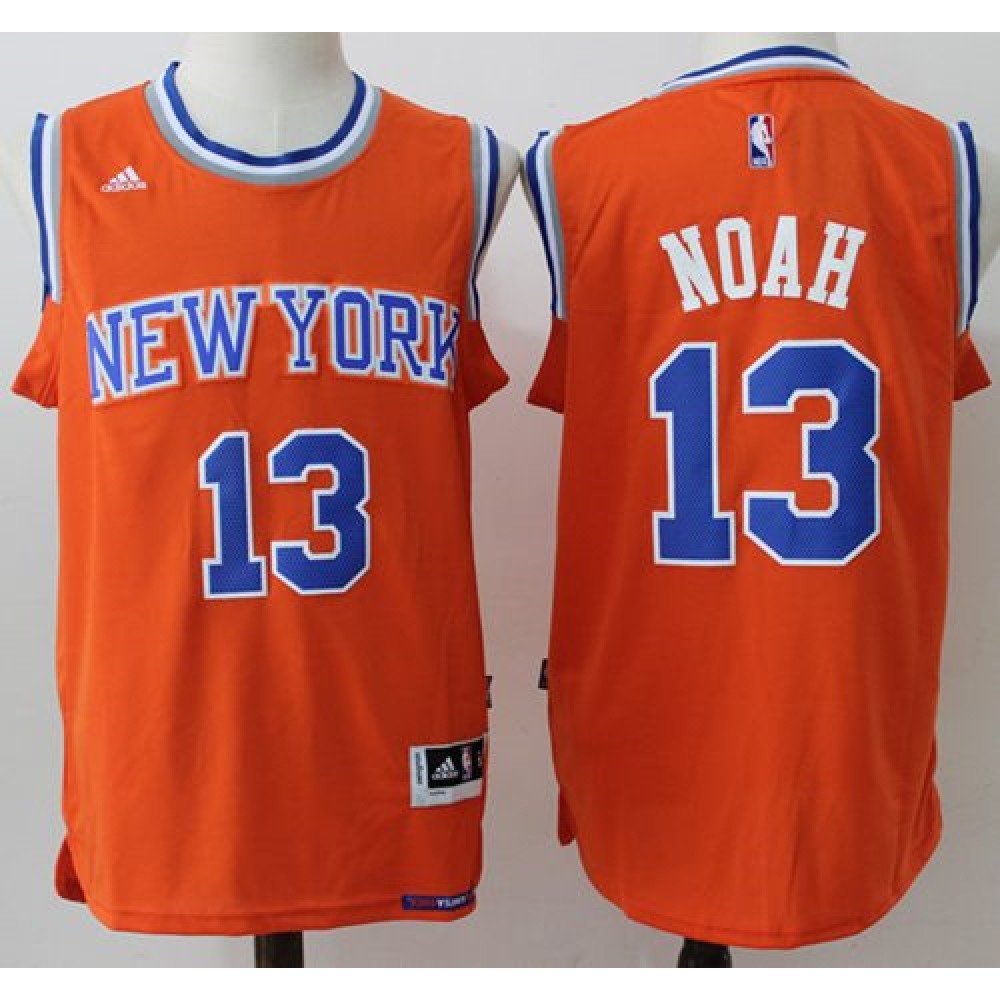 Performance Classic Men's NYK #13 Joakim Orange Basketball Jersey