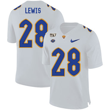 Men's None White 2024 official Dion Lewis #28 stitched Jersey