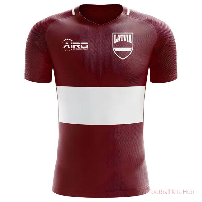 2025-2026 Latvia Home Concept Football Shirt - Womens