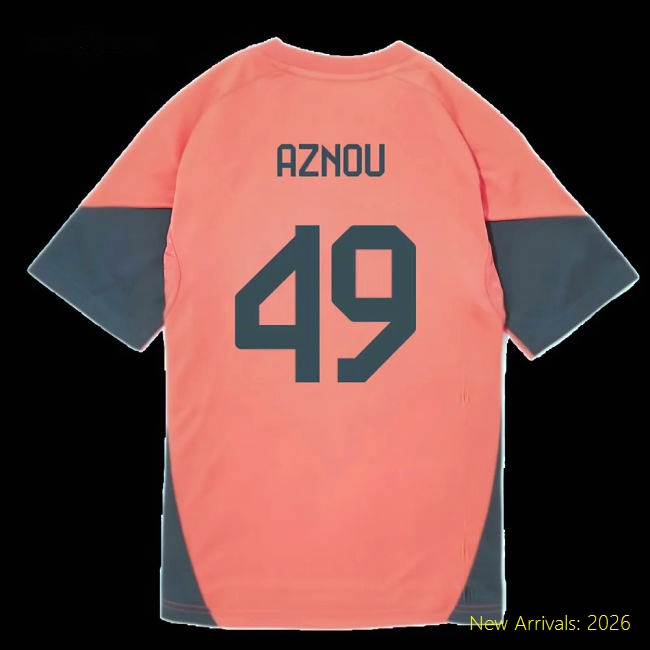 Non-toxic Kids Football Team Aznou Jersey 2025-2026 Stretchy