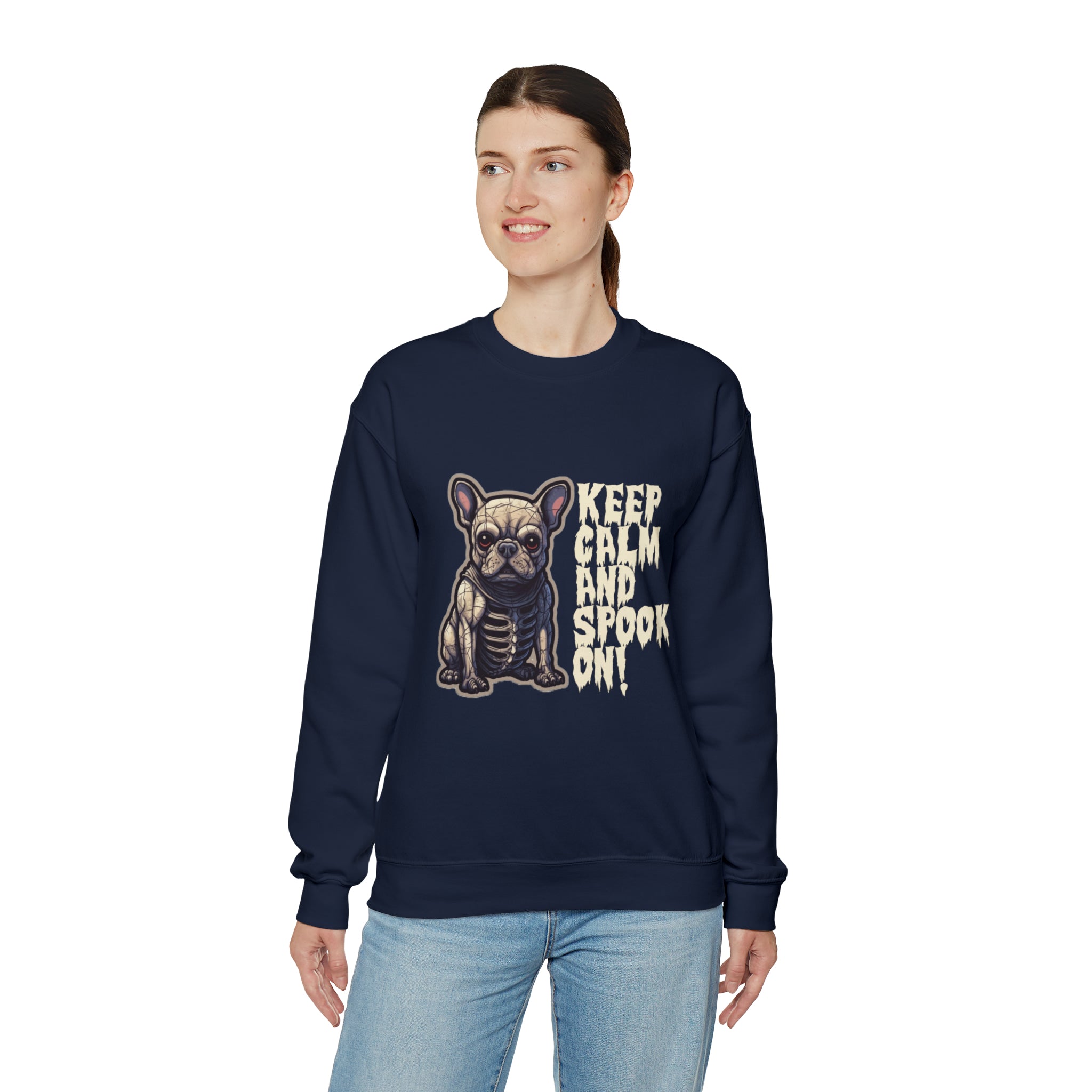 Keep Calm and Spook On Halloween Unisex Sweatshirt