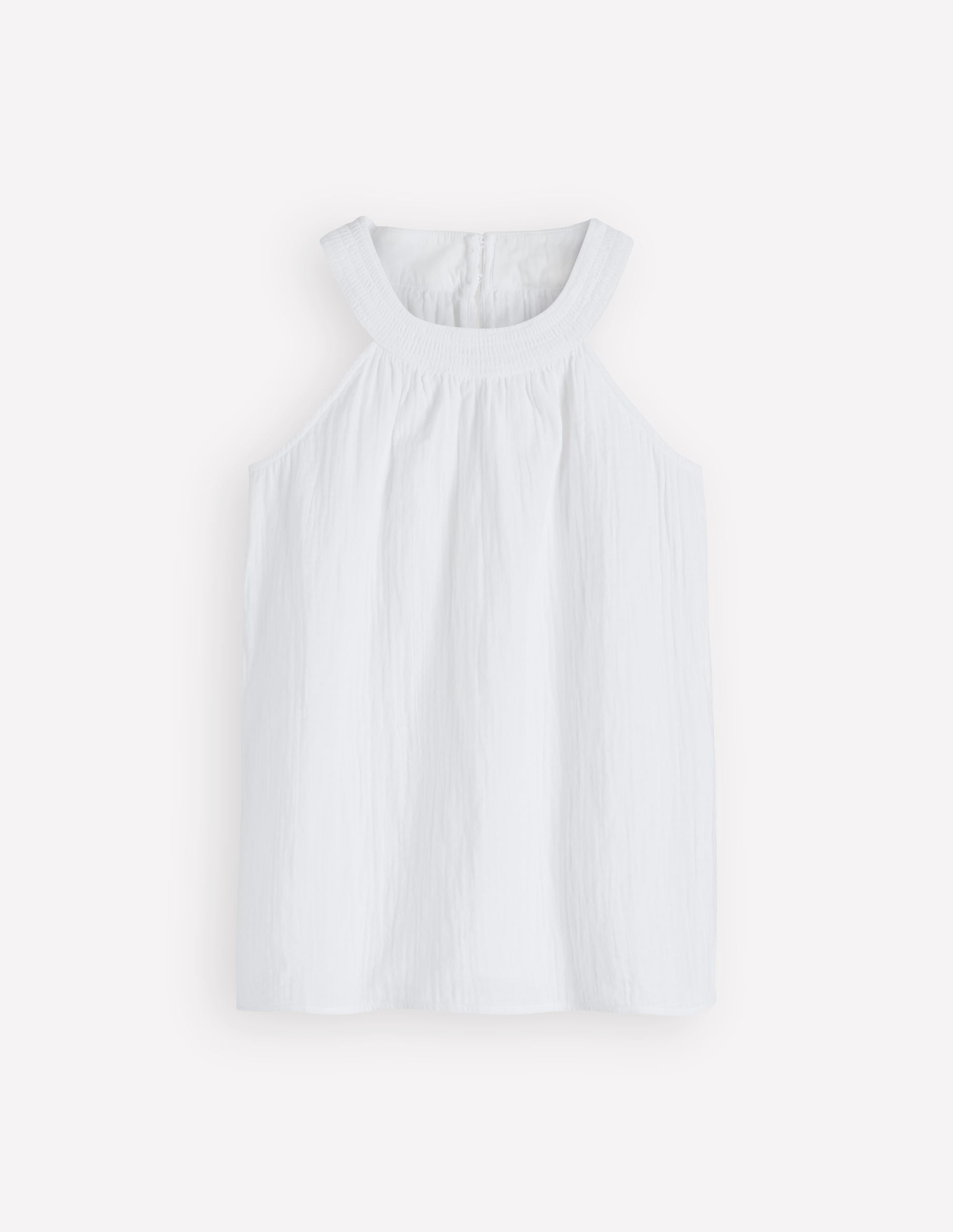 Halter-neck Double Cloth Top