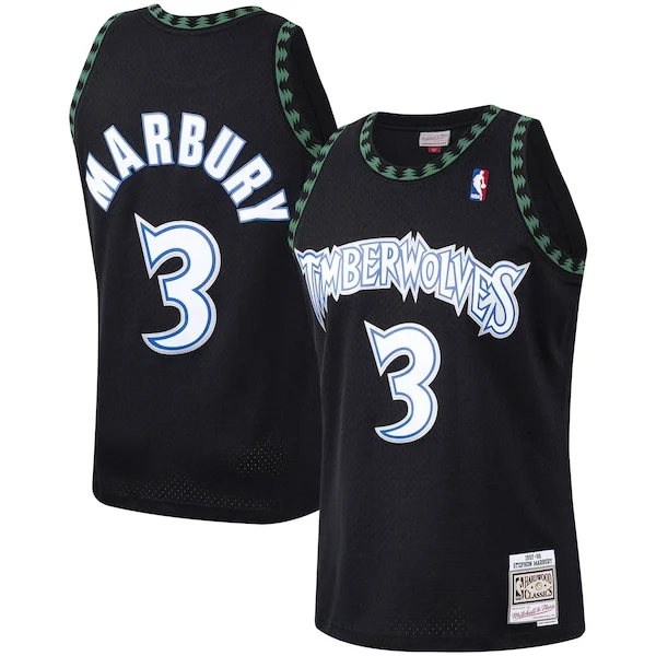 Stephon Marbury MIN Swingman Jersey - top-tier NBA - Black sports