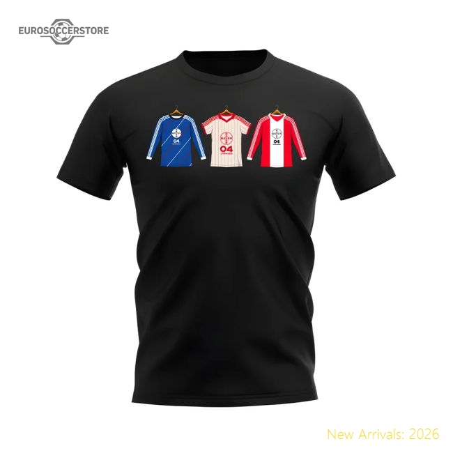 Leverkusen 1984-1985 Retro Shirt T-shirt (black) - Collectors Item