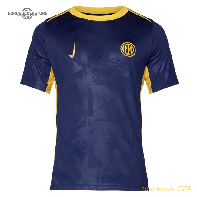 Match-Day 2024-2025 Inter Milan Academy Third Pre-Match Shirt (Navy)