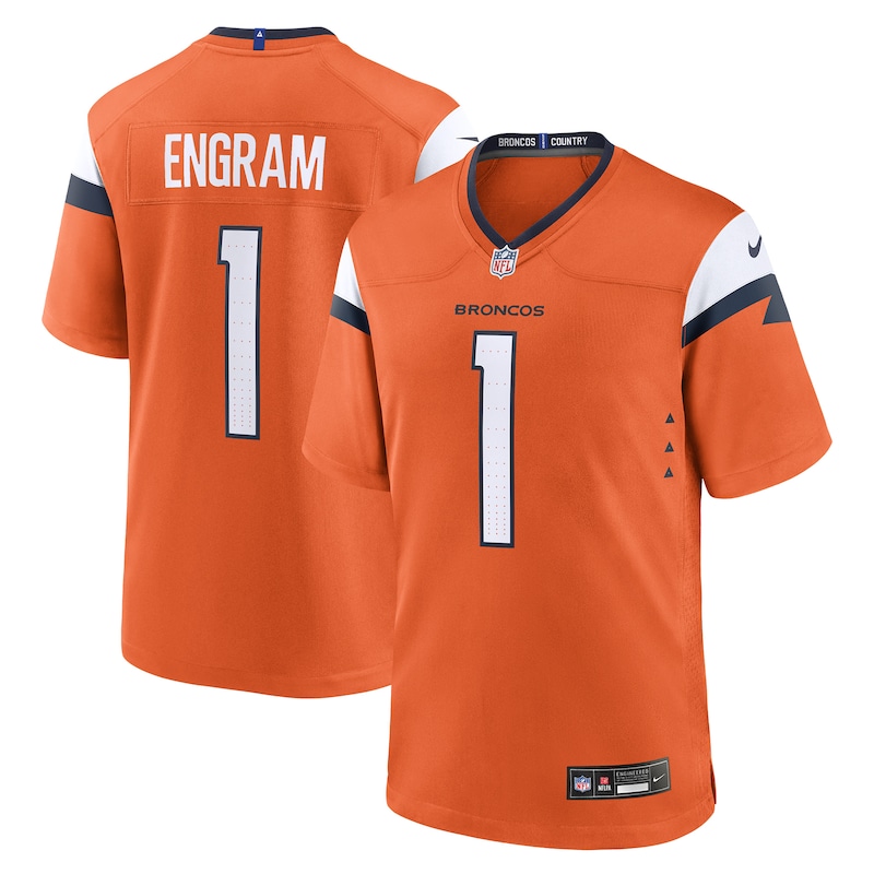 None Evan Engram DEN Broncos Timeless Officially Licensed Jersey