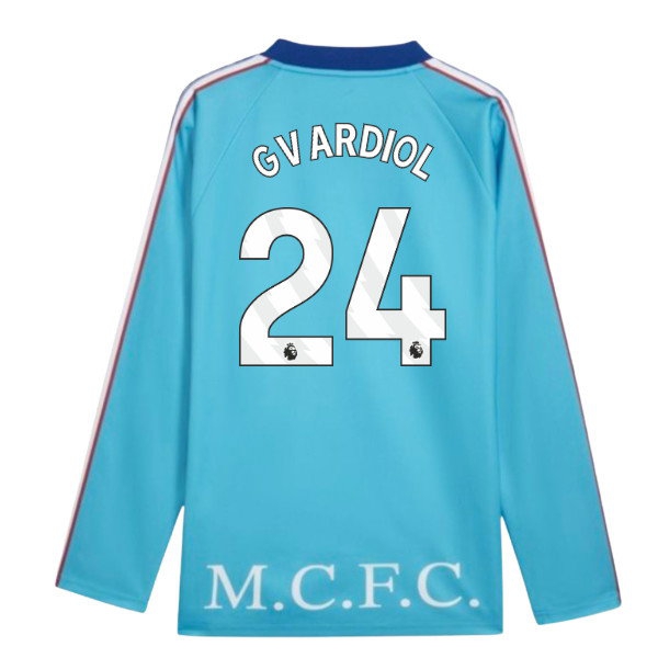 [JED] 2026-2027 Man City KING Jersey LS (Blue) (Gvardiol 24)