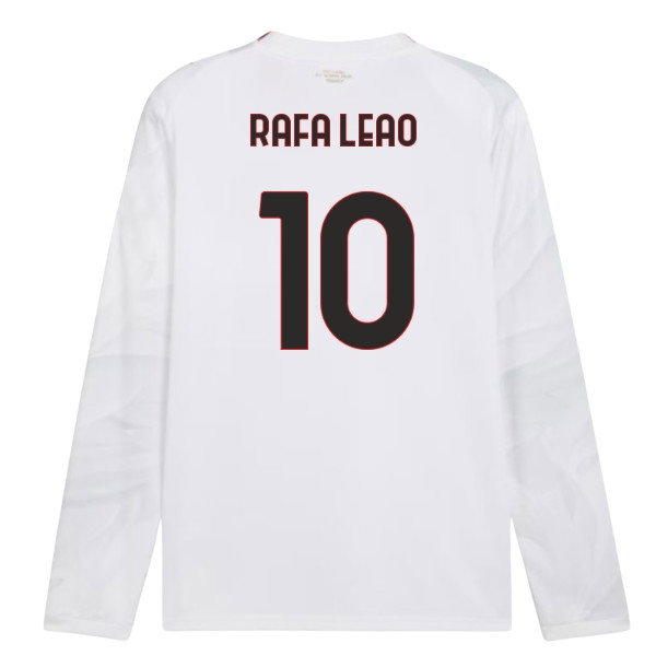 [DDJ] 2026 2027 AC Milan Long Sleeve Shirt Leao Away Apparel (Rafa 10)
