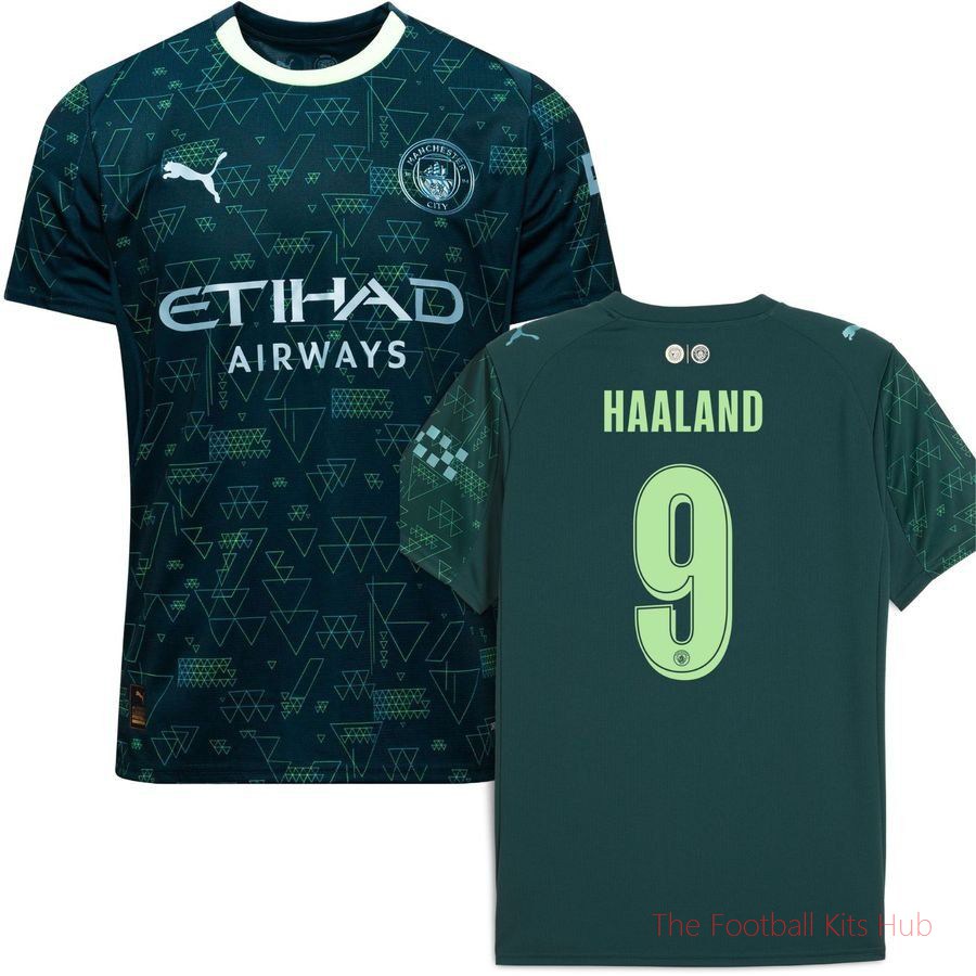 Manchester City X EAFC26 Fourth Shirt 2025/26 HAALAND 9 Kids