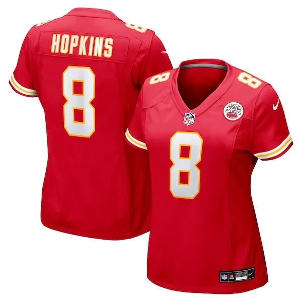 Durable KC Chiefs Game Jersey - Red | NFL Fan Apparel | NFL Football