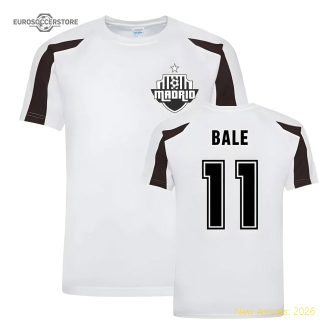 Genuine Gareth Bale Madrid Sports Training Jersey (White)