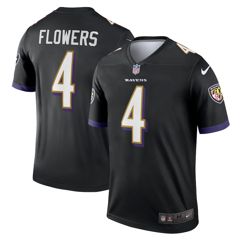 None Zay Flowers BAL Ravens Championship Cost-Effective Jersey