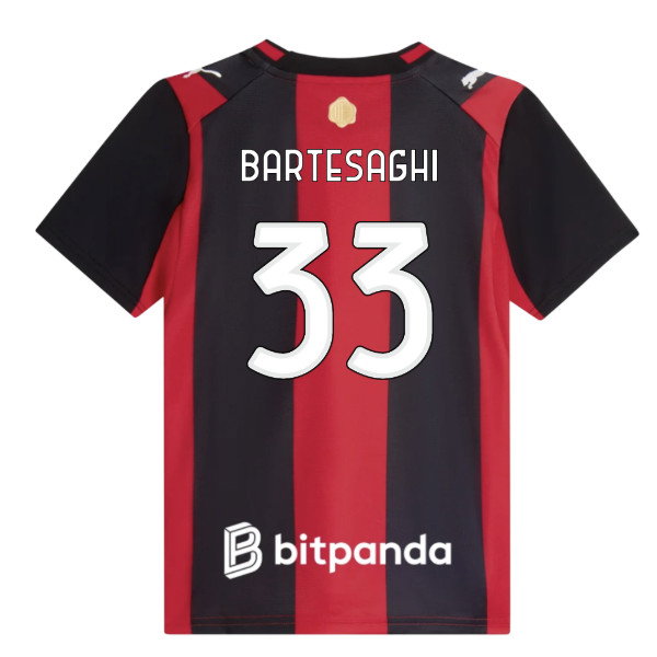 [CGP] 2026-2027 AC Milan Home Shirt (Kids) (Bartesaghi 33)
