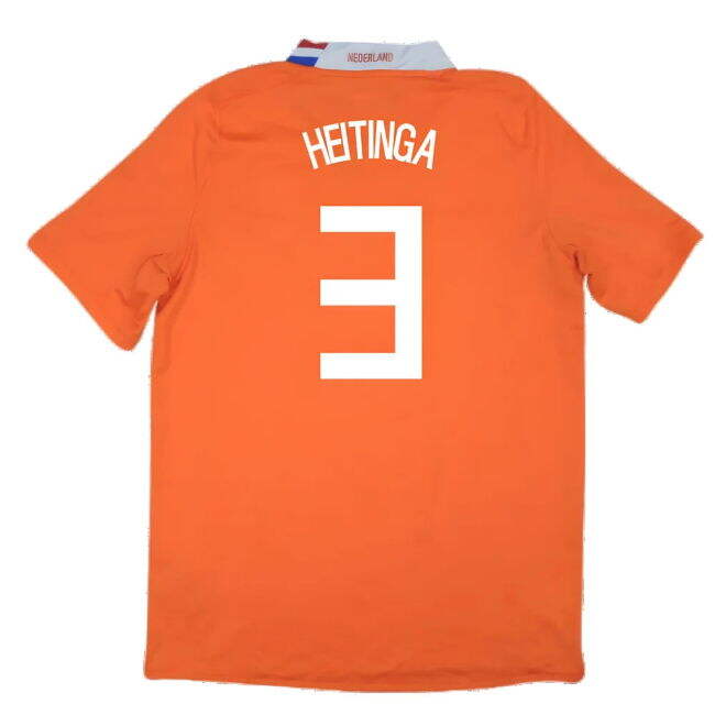 Advantages Holland 2008-10 Home Shirt ((Excellent) XL) (Heitinga 3) Classical