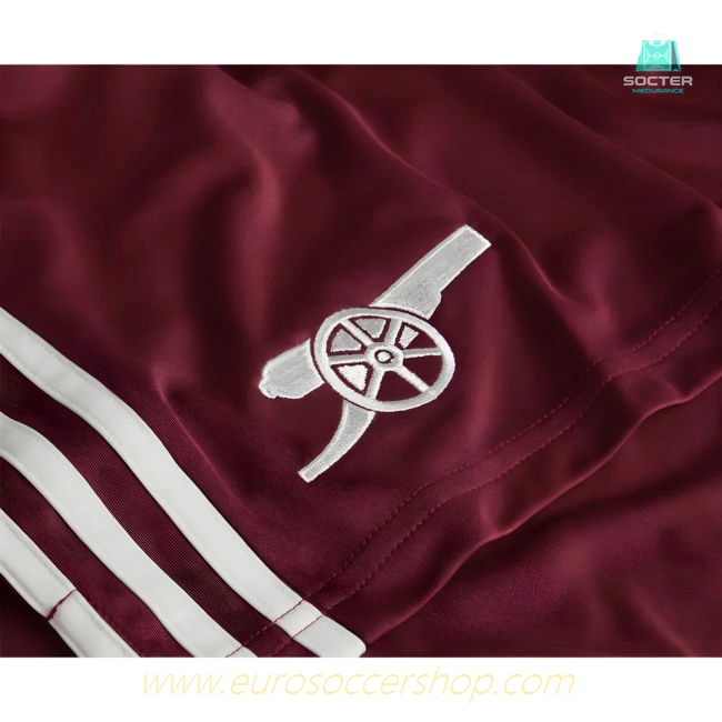 2025-2026 Arsenal Third Shorts (Burgundy)