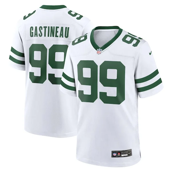 None Mark Gastineau Game Jersey - White | NFL Player Jersey | NFL Foot