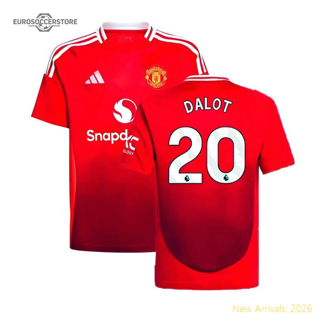 2024-2025 Premier League Team Home Jersey Dalot Climate Control