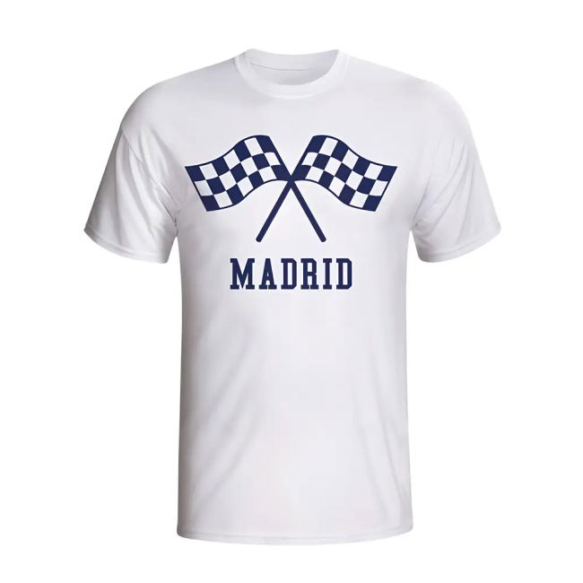 RM Football Shirt (white) UV Protection Durable Stitching