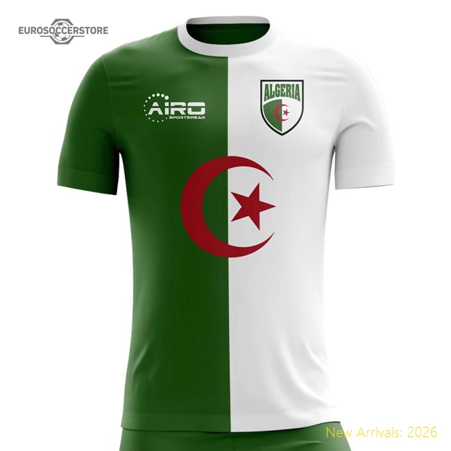 2025-2026 Algeria Home Concept Football Shirt (Your Name) -Kids