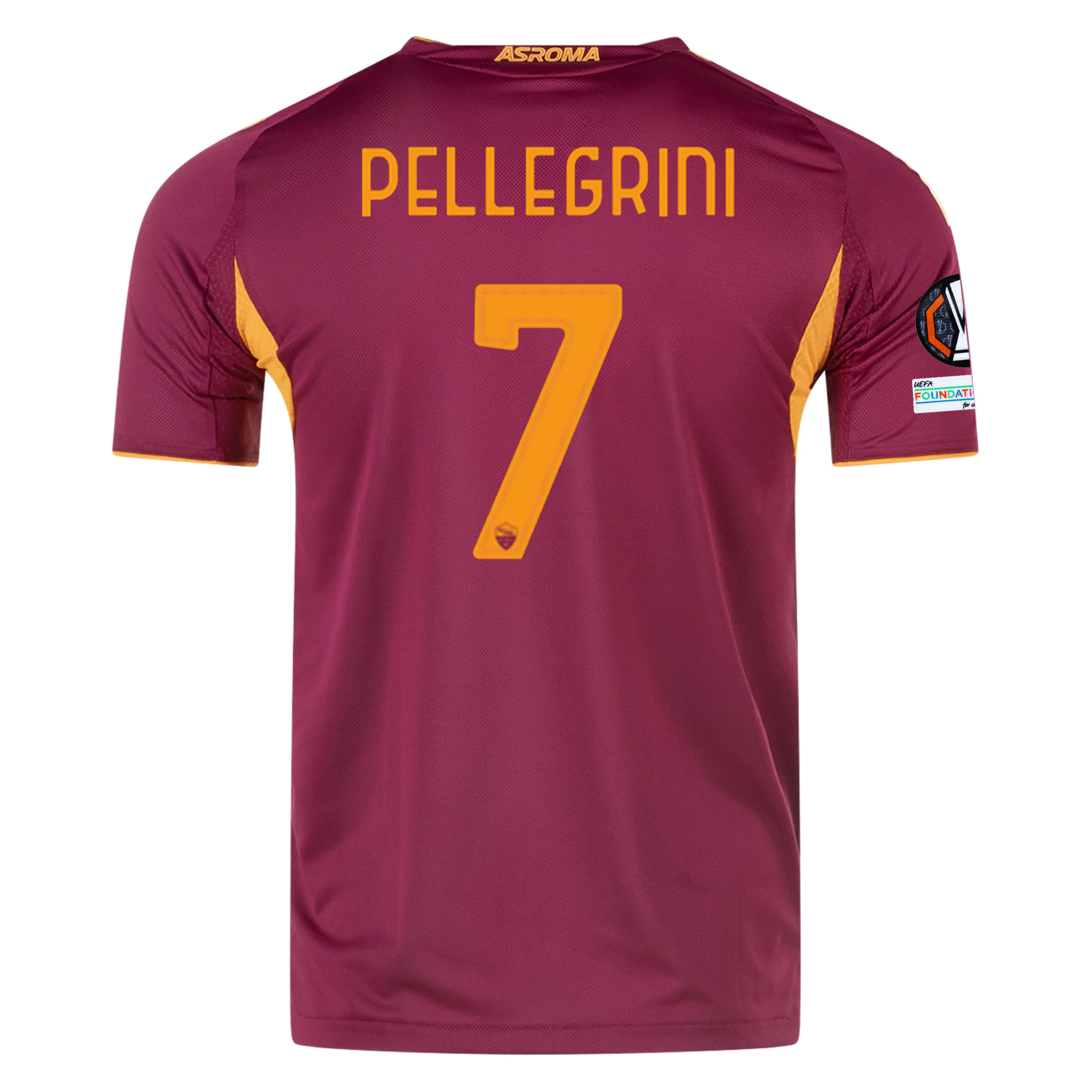 AS Roma Pellegrini 2025-2026 UEL Home Jersey – Authentic Shirt