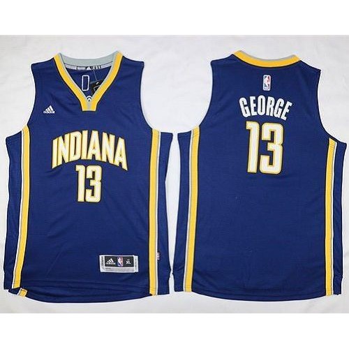 Blue Indiana Pacers #13 Pacers Jersey - Material NBA Fan Apparel
