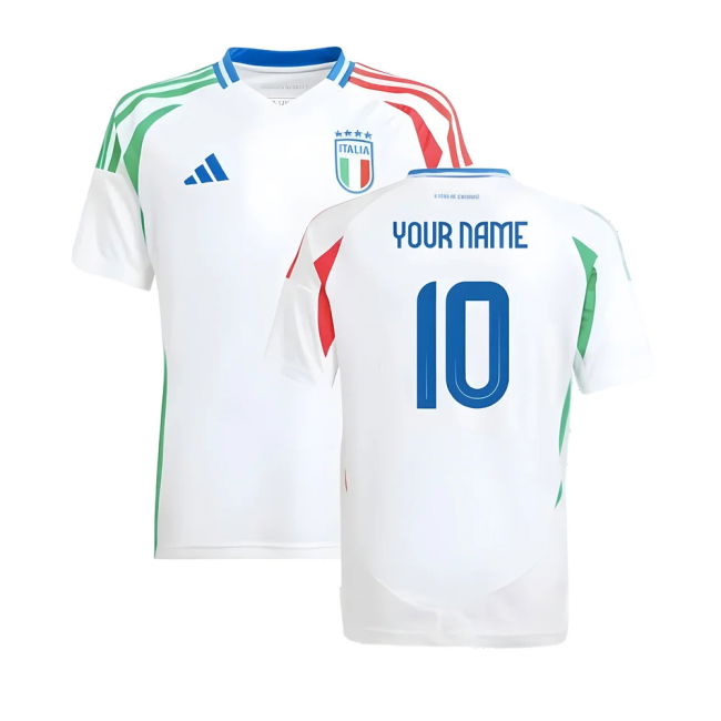 Italy Team Sophisticated Away Soccer Jersey (Kids)