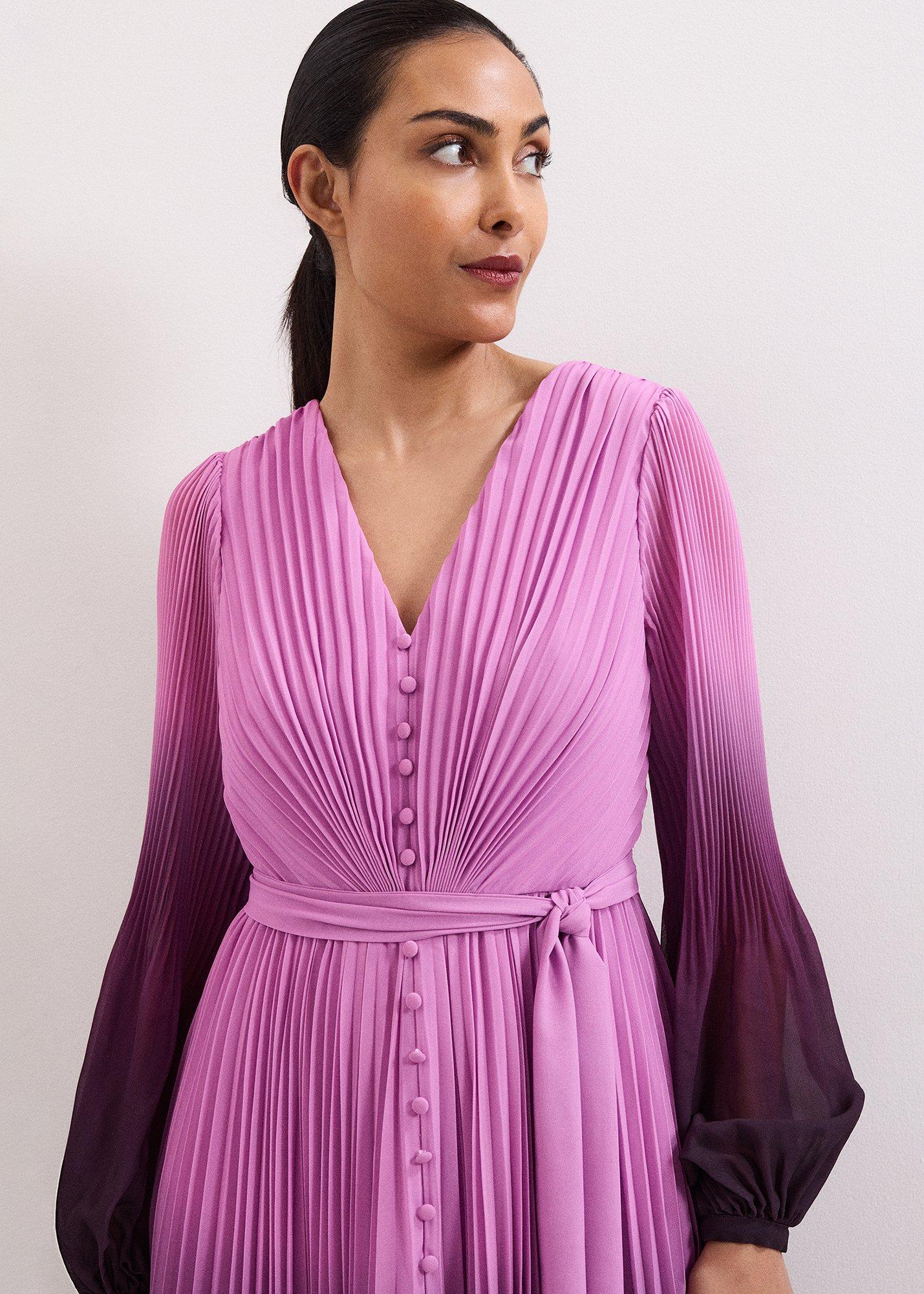 Petite Mira Ombre Midi Dress