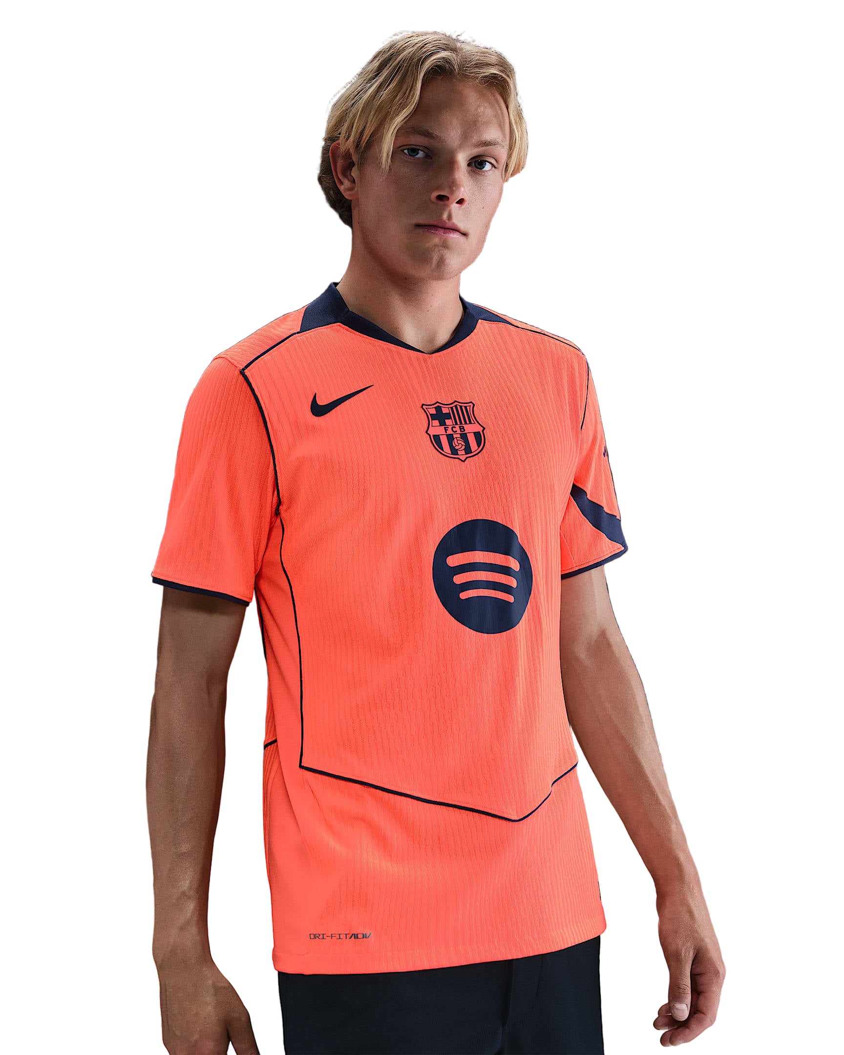 Barcelona Navy) 2025-2026 UCL Third Jersey – Authentic Shirt