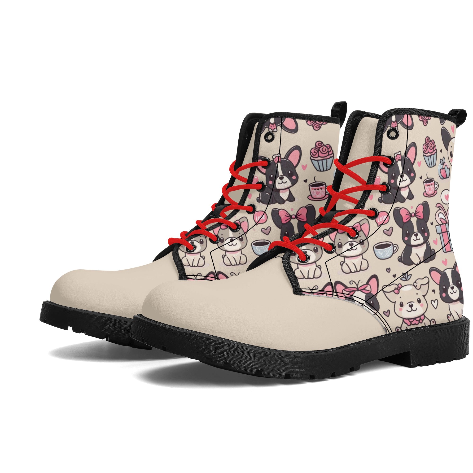 Hazel - Casual Leather Boots Pet Owner Apparel | Comfy Fit