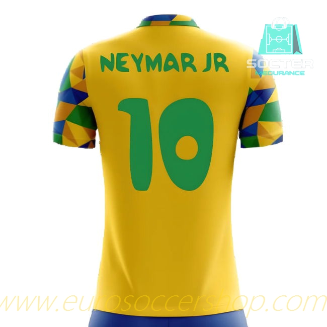 2025-2026 Season Brazilian National Team Home Kids Edition (Neymar Jr 10)