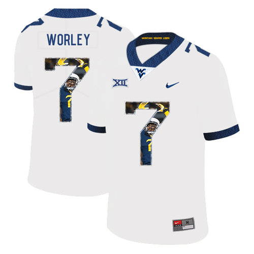 performance Men's None Daryl Worley #7 White 2024 Football Jersey