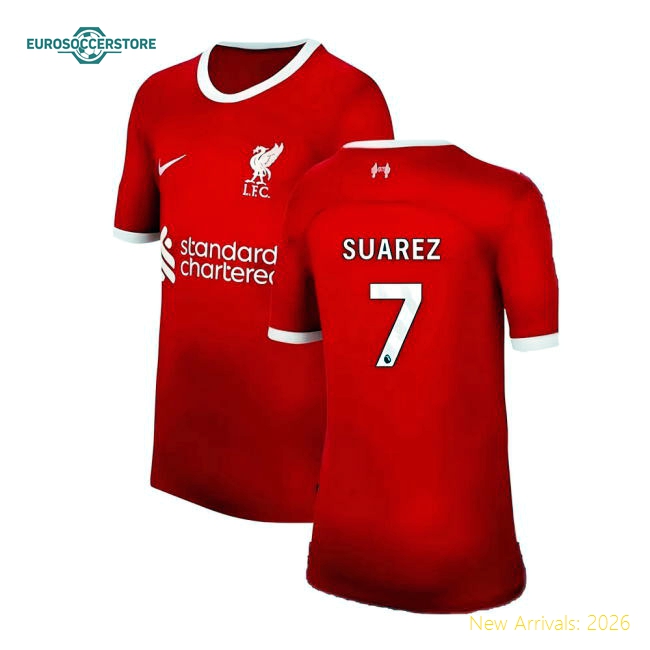 Gentle Liverpool Kids Jersey Suarez 2023-2024 Aeroready