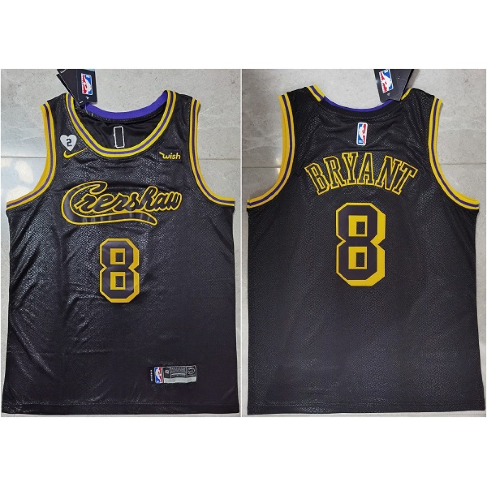 Durable Los Angeles Lakers 8 Jersey - Black - Game Day Essential