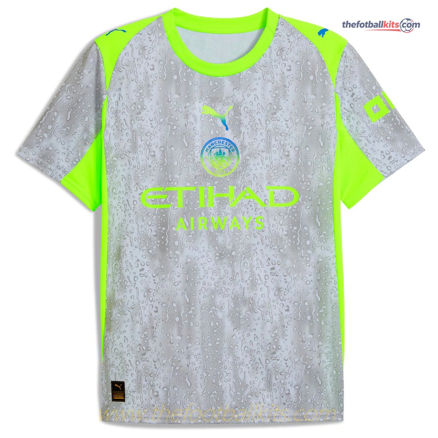 Genuine Manchester City Third Football Jersey 2025-26 Edition