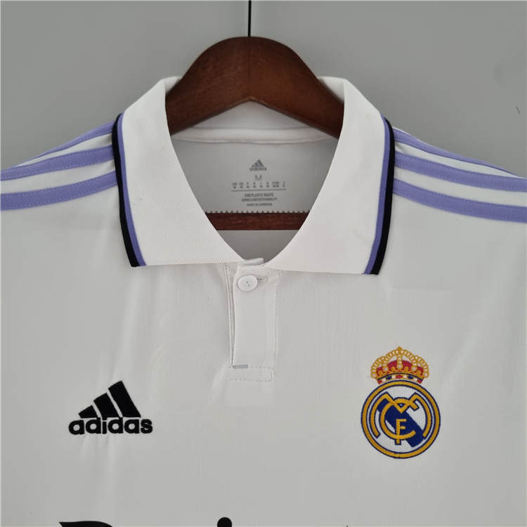 Lightweight Real Madrid 2223 Home White Soccer Jersey Football Shirt