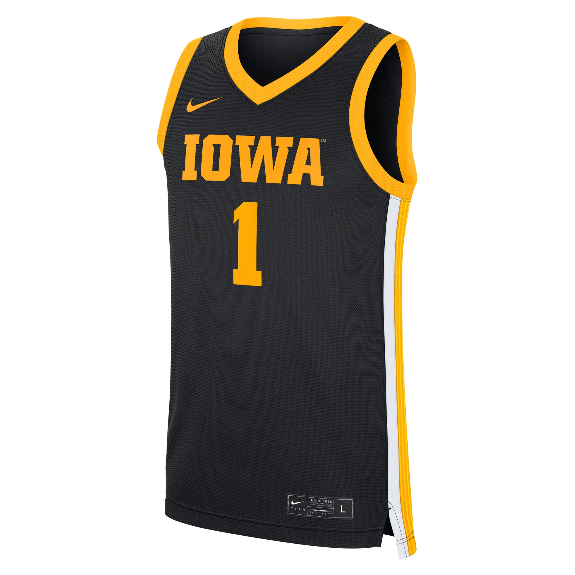 [DDG] Iowa Hawkeyes Road Replica Jersey - Black