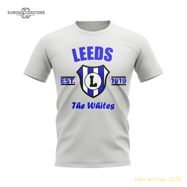 Leeds Established Football T-shirt (white) - Official Edition
