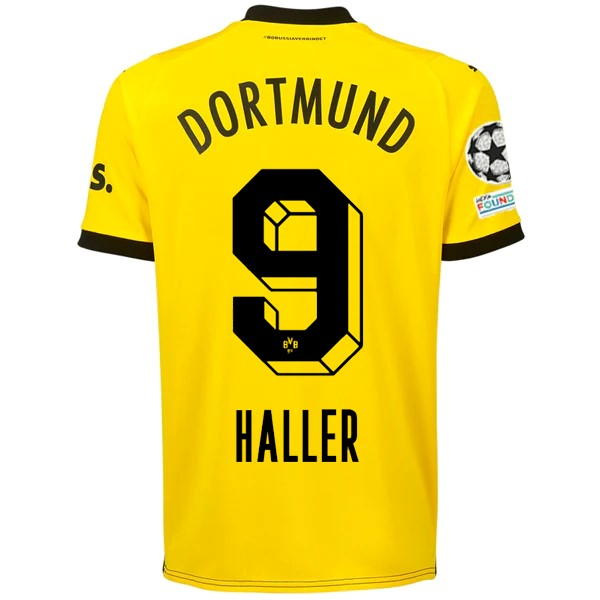 Borussia Dortmund Patches 2023-2024 UCL Home Jersey – Authentic Shirt