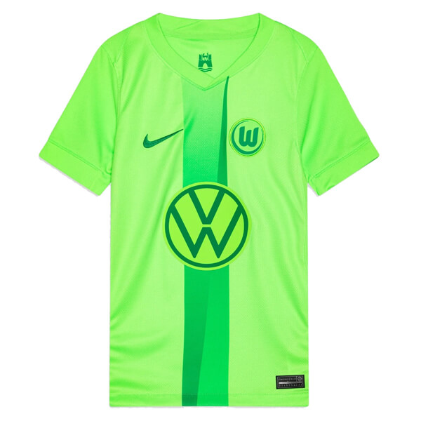 Licensed Official Breathable Wolfsburg 2425 Home Football Shirt