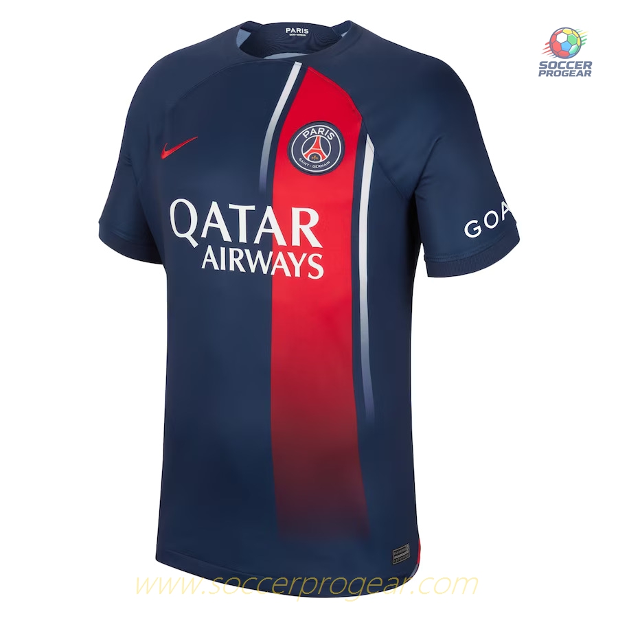 PSG Home Children's Edition Soccer Uniform Team Jersey 2023 2024