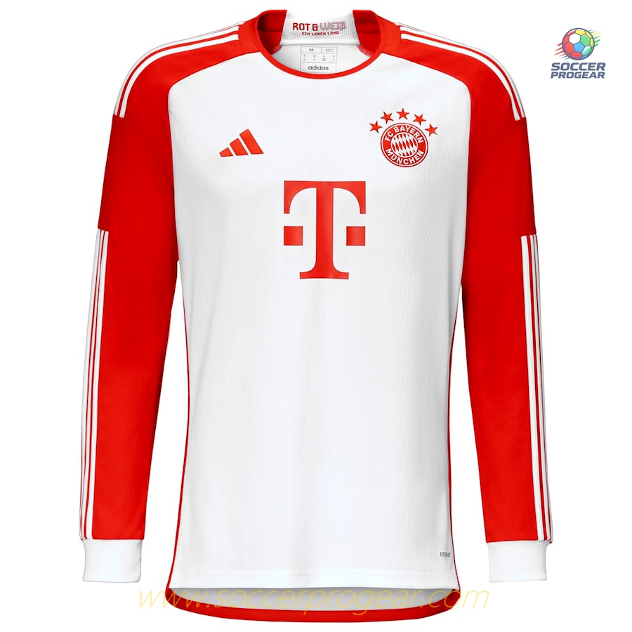 BAYERN MUNICH Fan Edition HOME SHIRT 2023 2024 LONG SLEEVE