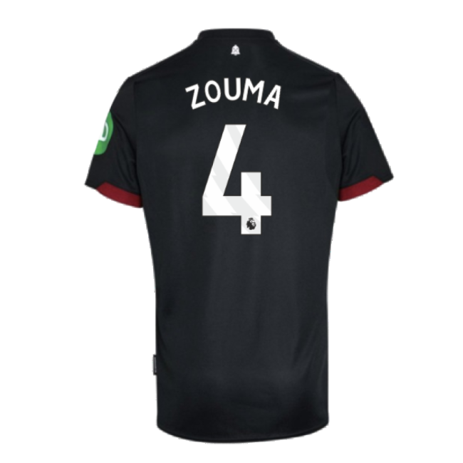 2024-2025 West Ham Away Shirt Zouma 4 For Premier League Fans