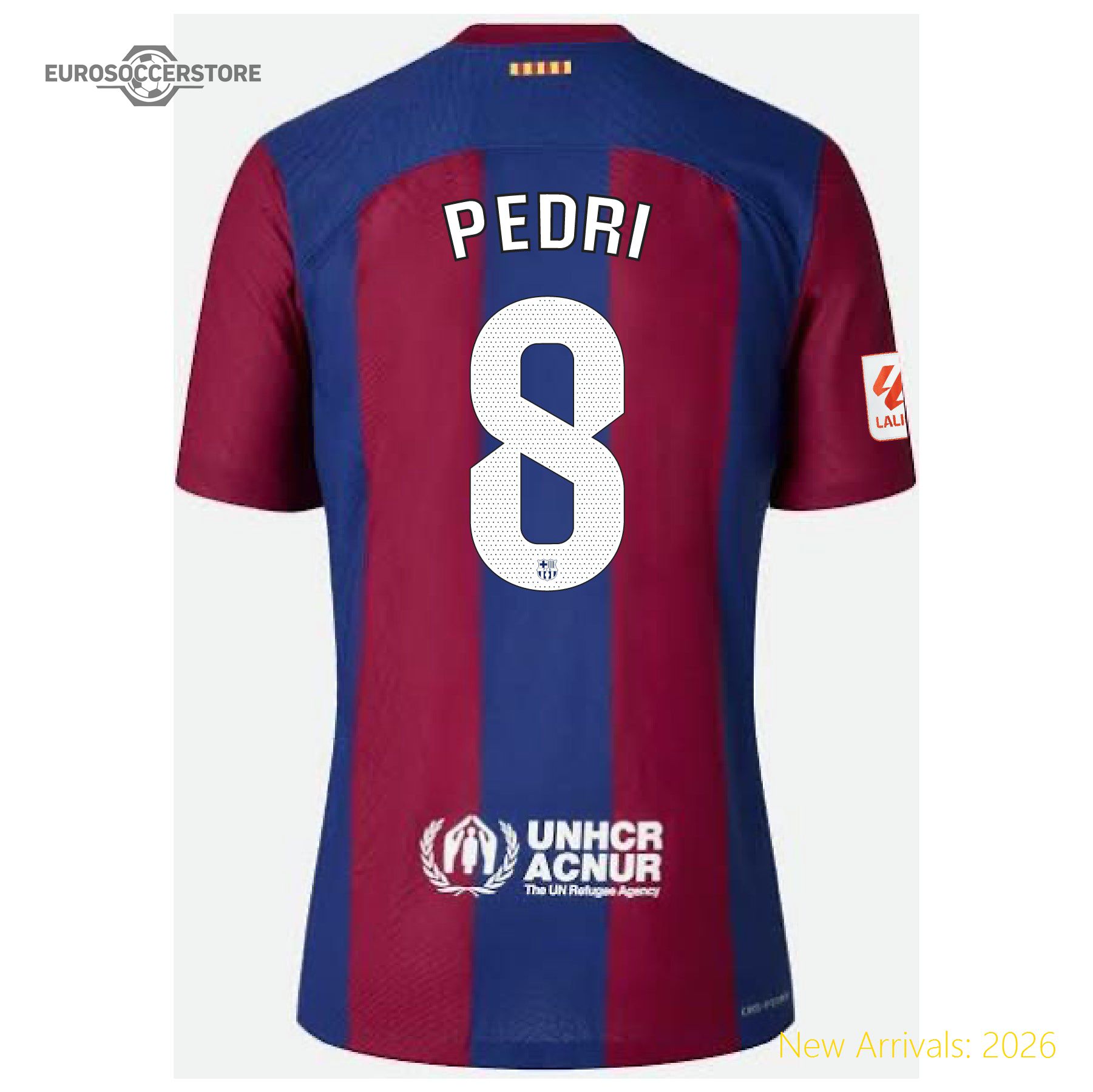 Women Bar Pedri Barcelona Home Top-grade Home Jersey 2023