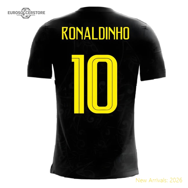 2025-2026 Brazil Third Concept Football Shirt (Ronaldinho 10)