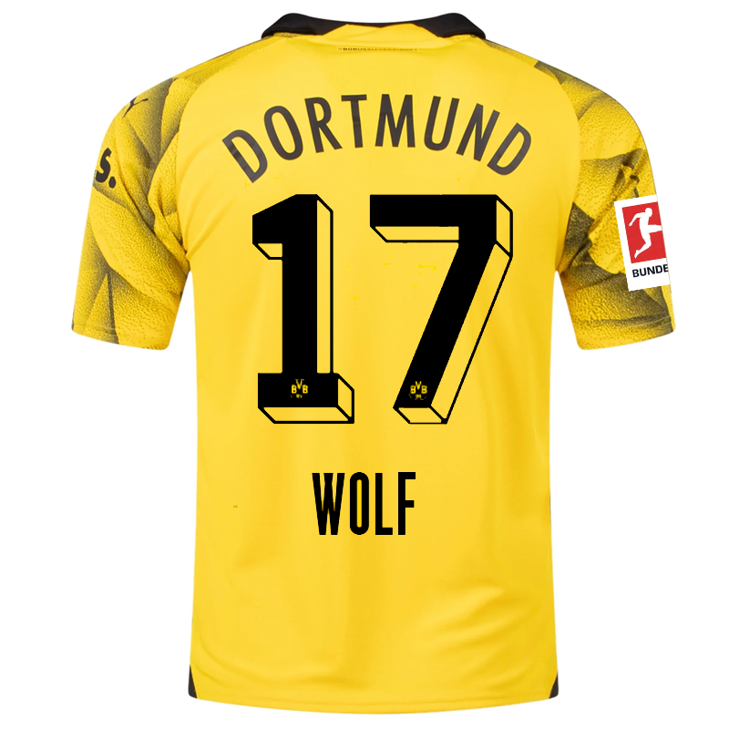 Borussia Dortmund Wolf 2023-2024 Bun Third Jersey – Authentic Shirt