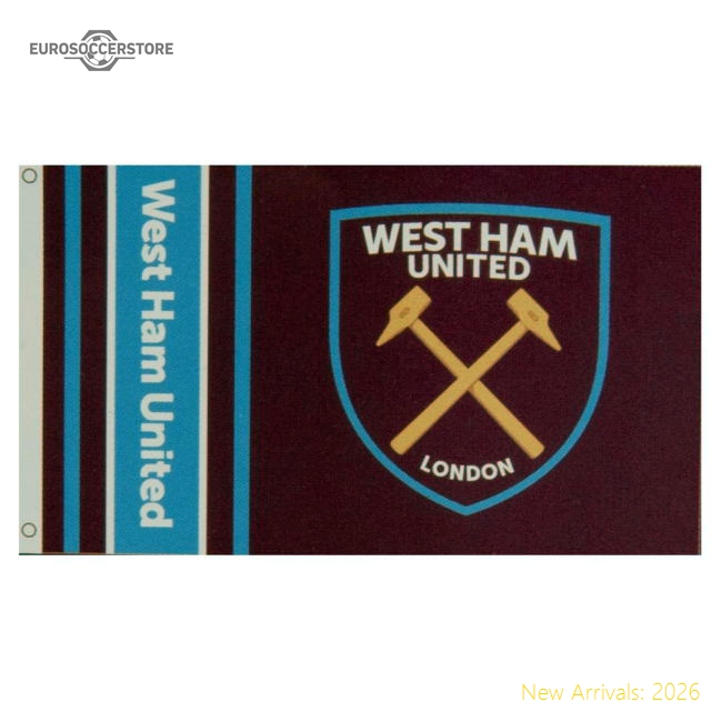 Excellent West Ham United Fc Wordmark Flag - Reasonable Price