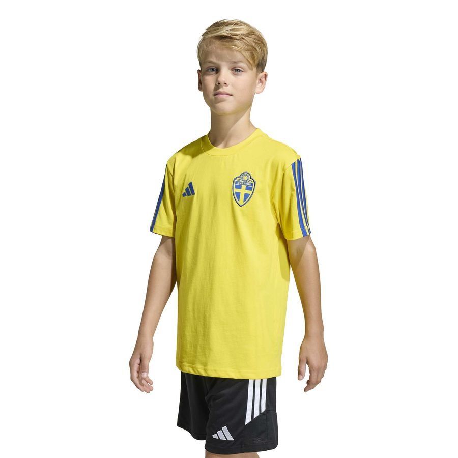 Sweden T Shirt Dna Yellow Kids For Algeria Football Fans