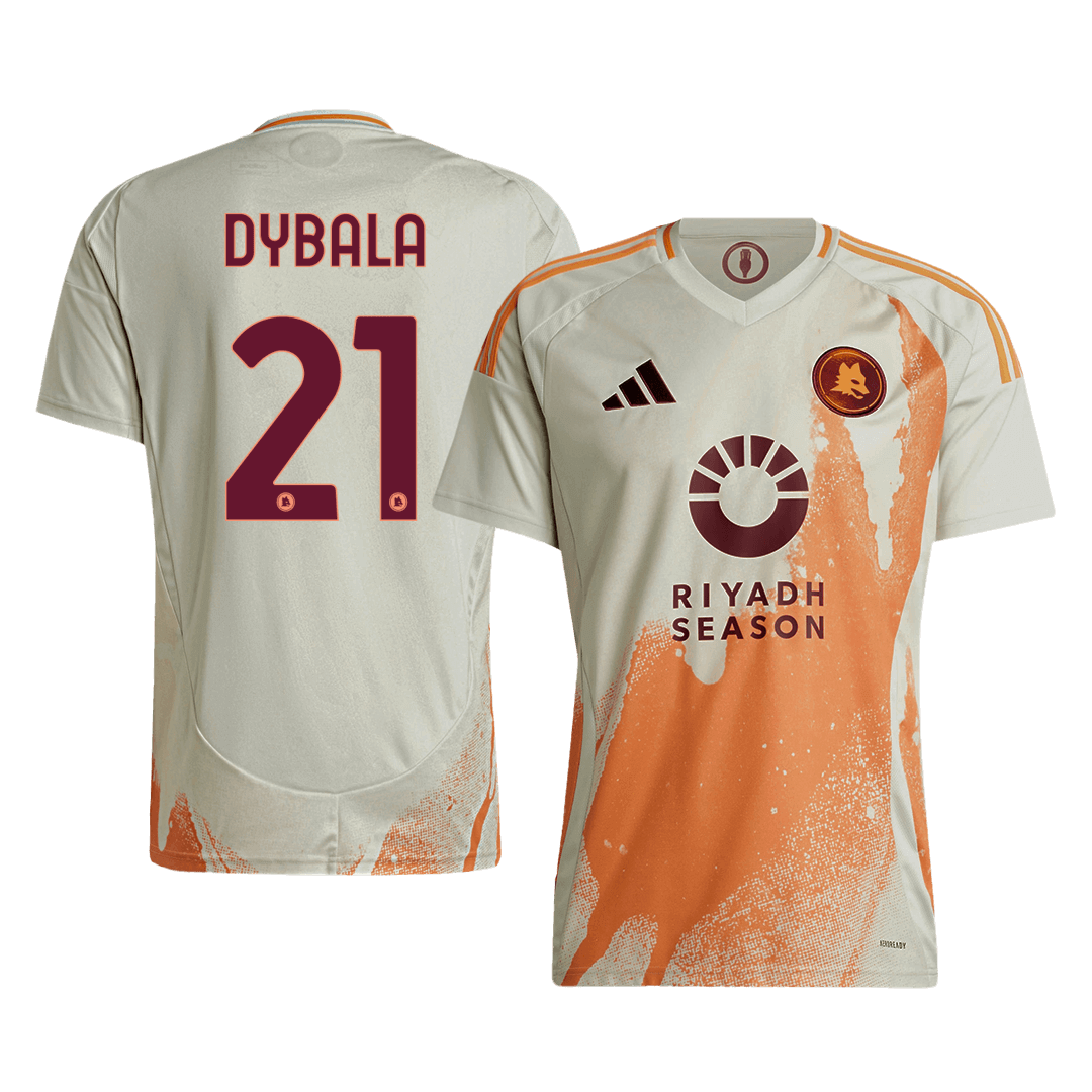 DYBALA #21 Roma Away  Soccer Jersey 2024/25 Authentic Kit